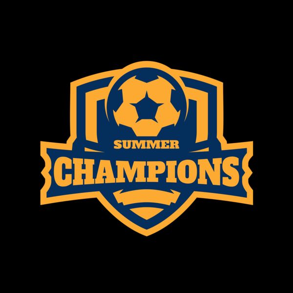 Champions Summer Soccer logo template Thumbnail