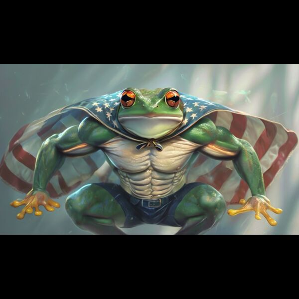 Muscular Anthro Frog Thumbnail